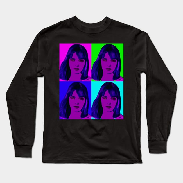 uma thurman Long Sleeve T-Shirt by oryan80